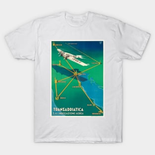 Transadriatica Italy Vintage Poster 1931 T-Shirt